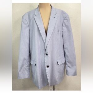Tommy Hilfiger Seersucker Striped Sports Coat Blazer Men's XL